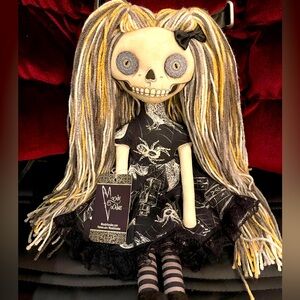 Authentic MoodyVoodies Sugar Skull Doll